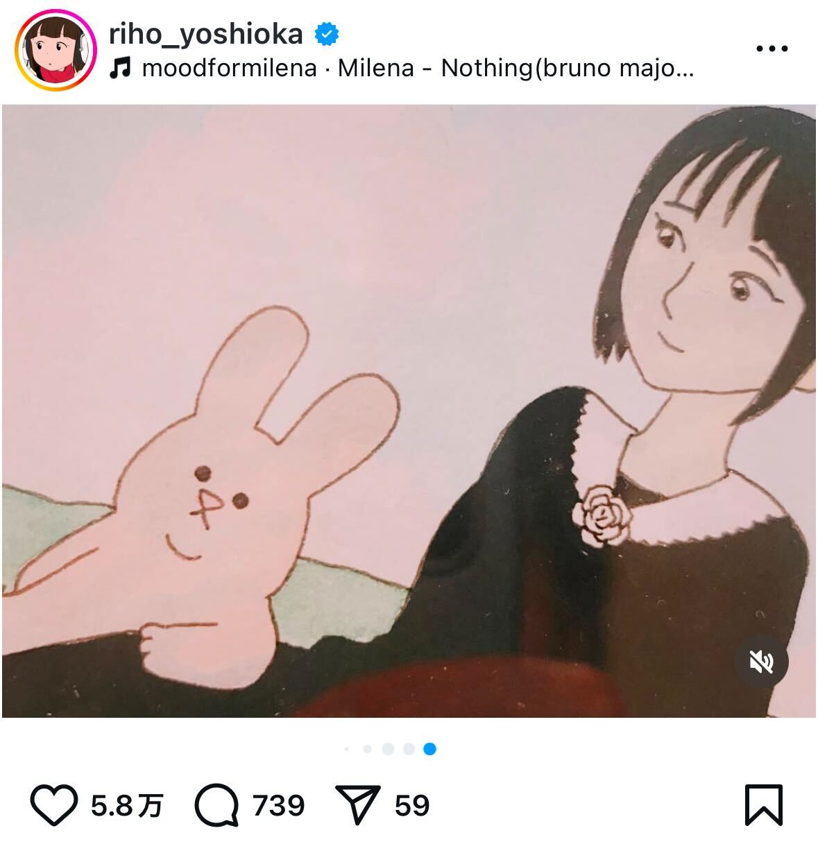 吉岡里帆インスタグラムから