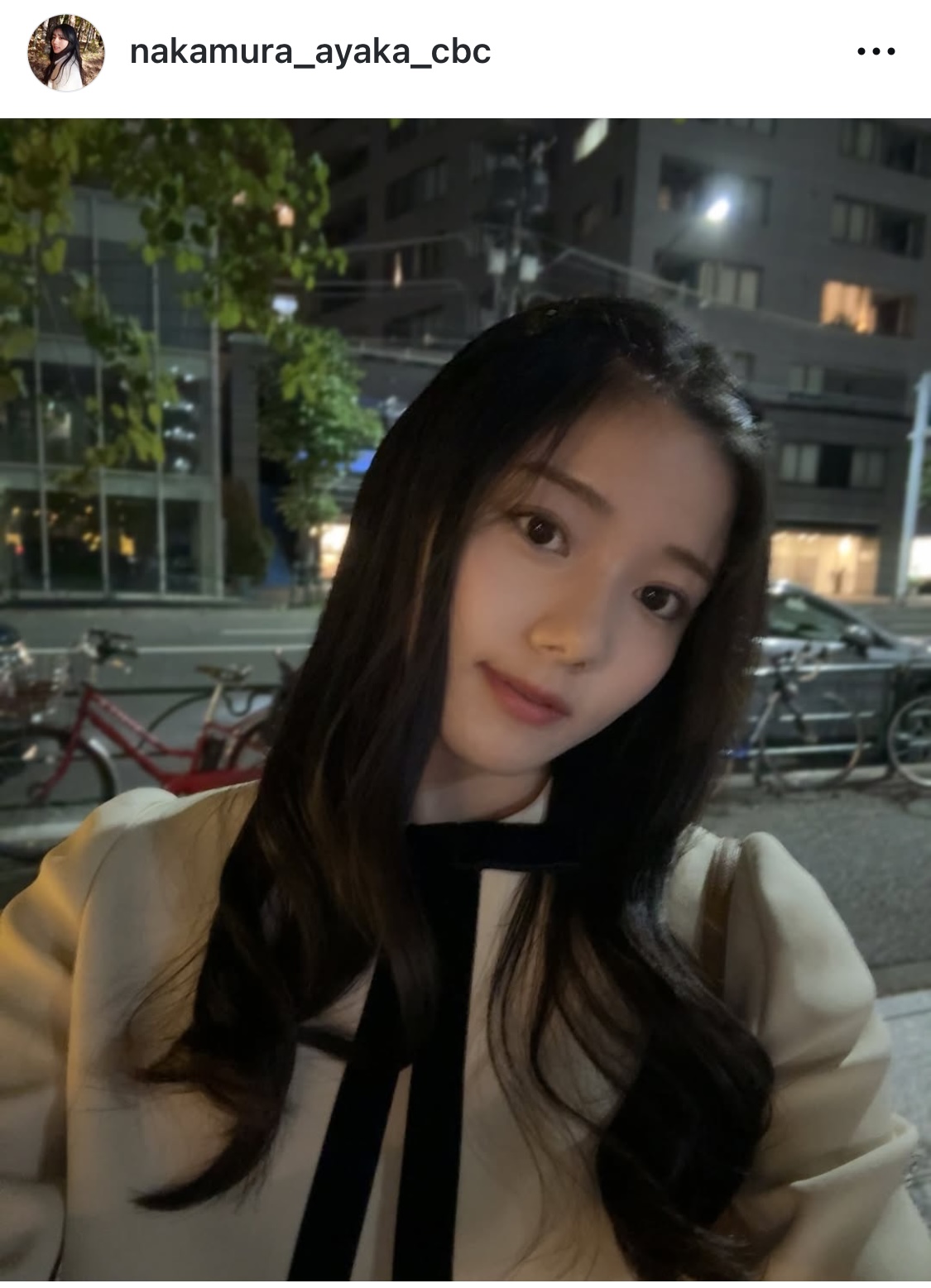 CBC中村彩賀アナのインスタグラムから