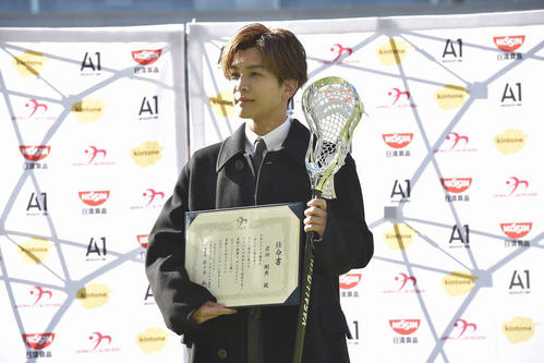 岩田剛典の日本ラクロス公式アンバサダー就任式、GAORA SPORTSがノーカット放送