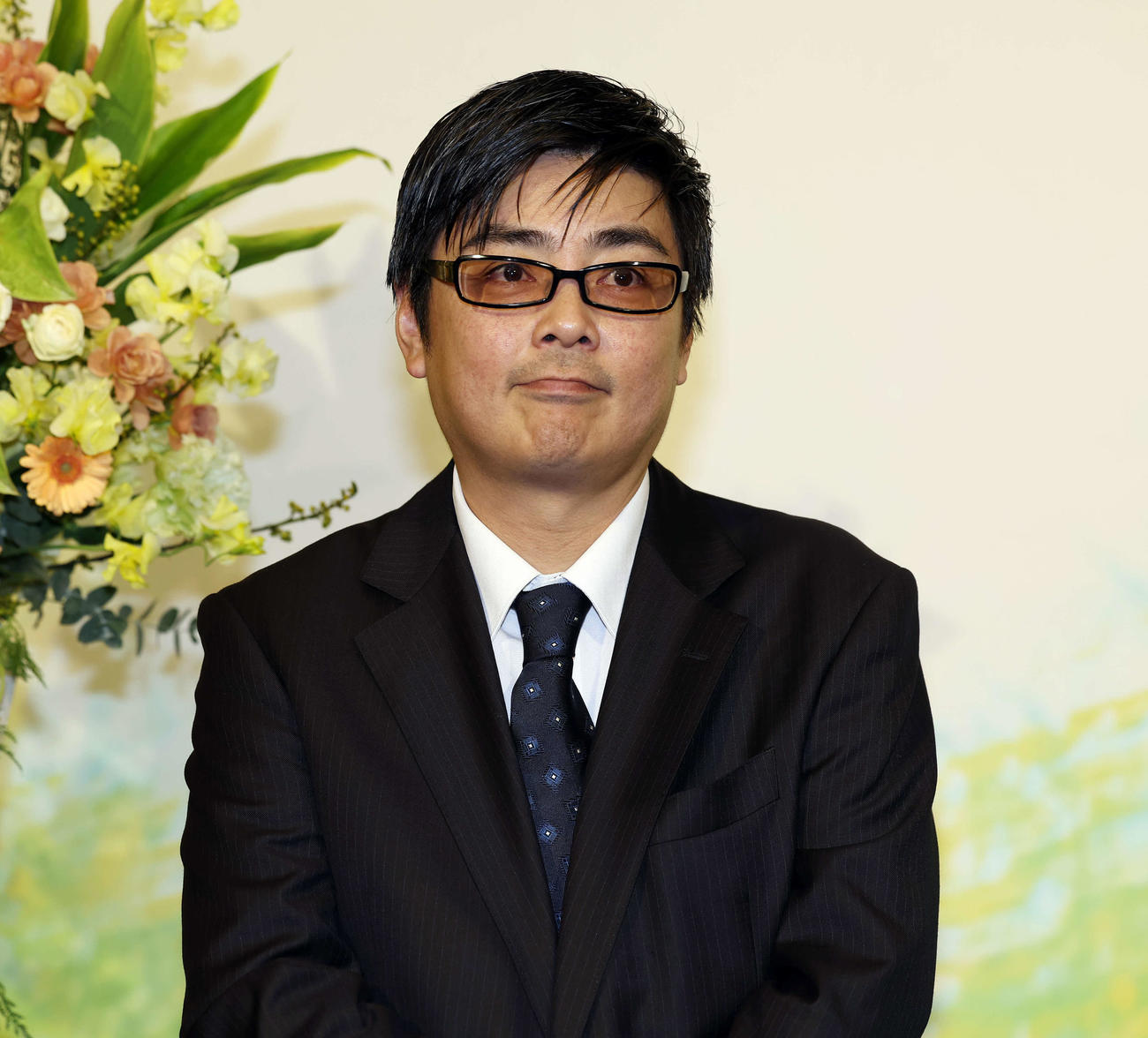 NHK2026年度前期連続テレビ小説「風、薫る」制作発表・主演会見に登壇した制作統括の松園武大氏（撮影・宮地輝）