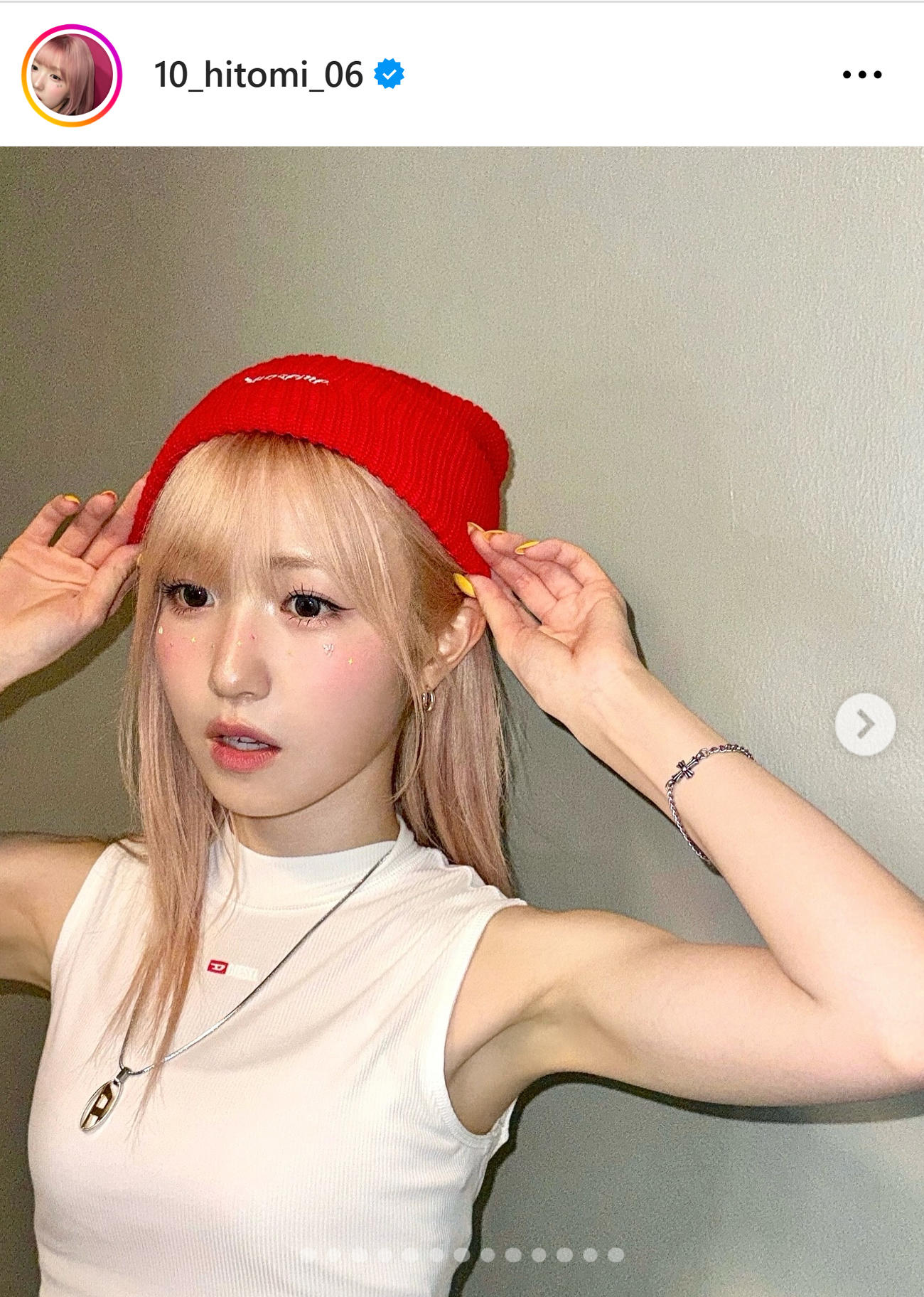 本田仁美のインスタグラムから