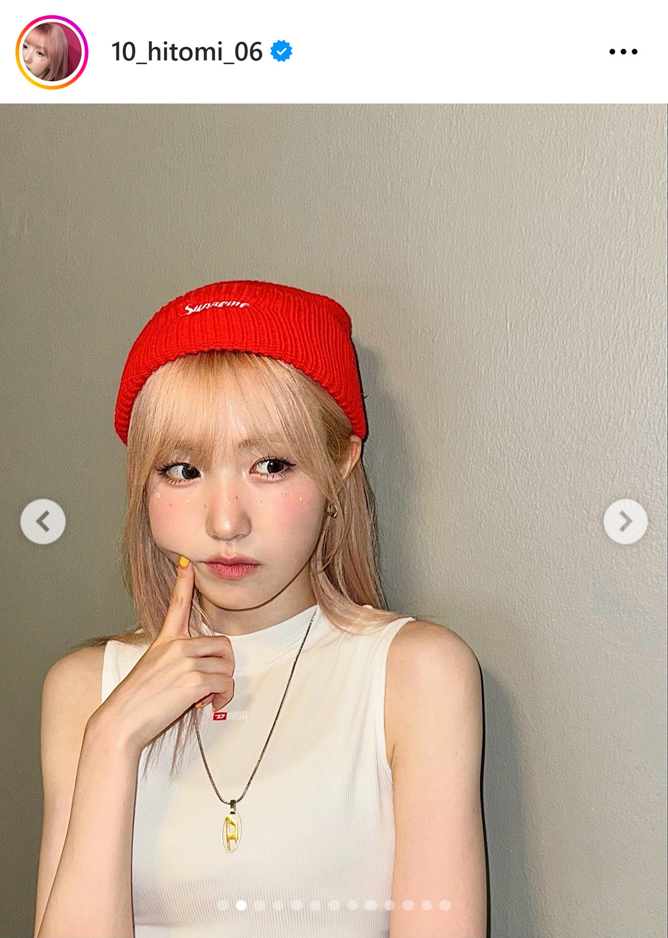 本田仁美のインスタグラムから