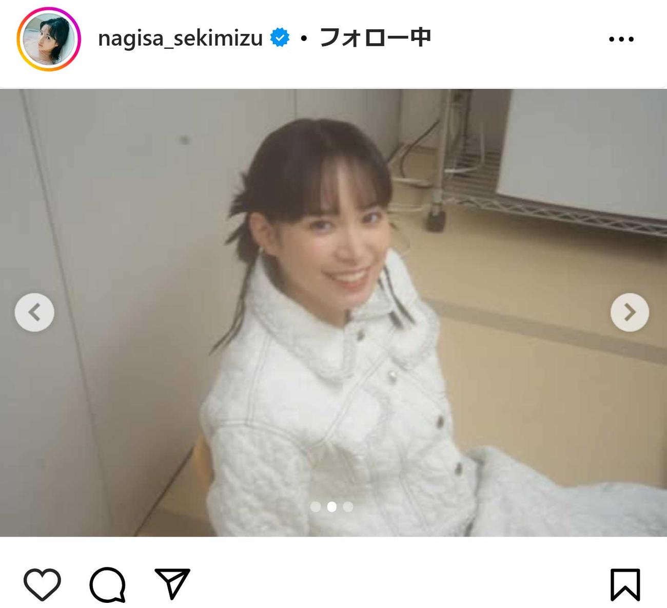 関水渚のインスタグラムから