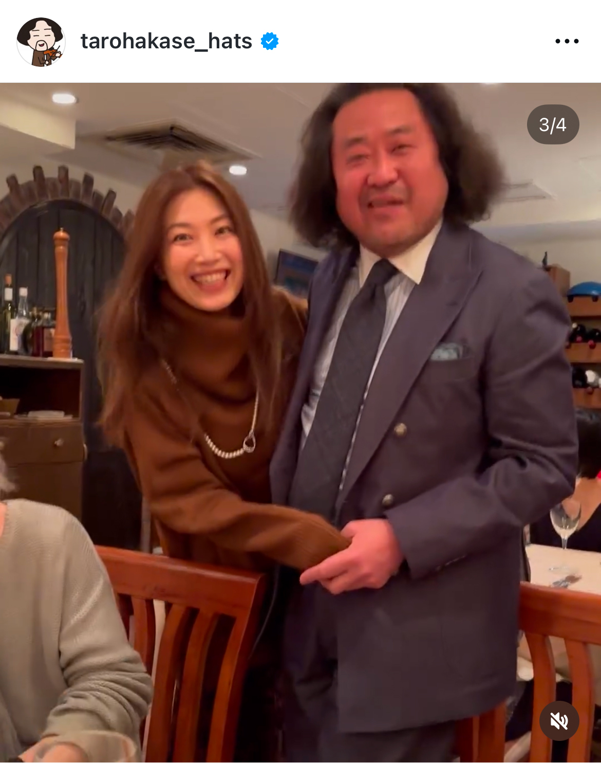 葉加瀬太郎のインスタグラムから