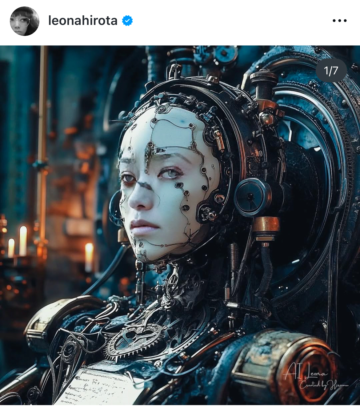 広田レオナのインスタグラムから