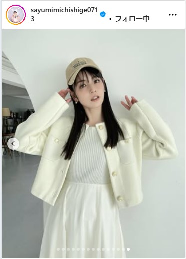 道重さゆみのインスタグラムから