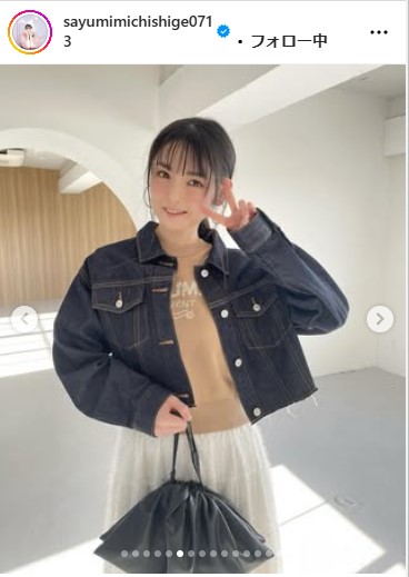 道重さゆみのインスタグラムから