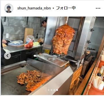 メ～テレ・濱田隼アナウンサーのインスタグラムから