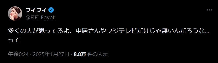 フィフィのXから