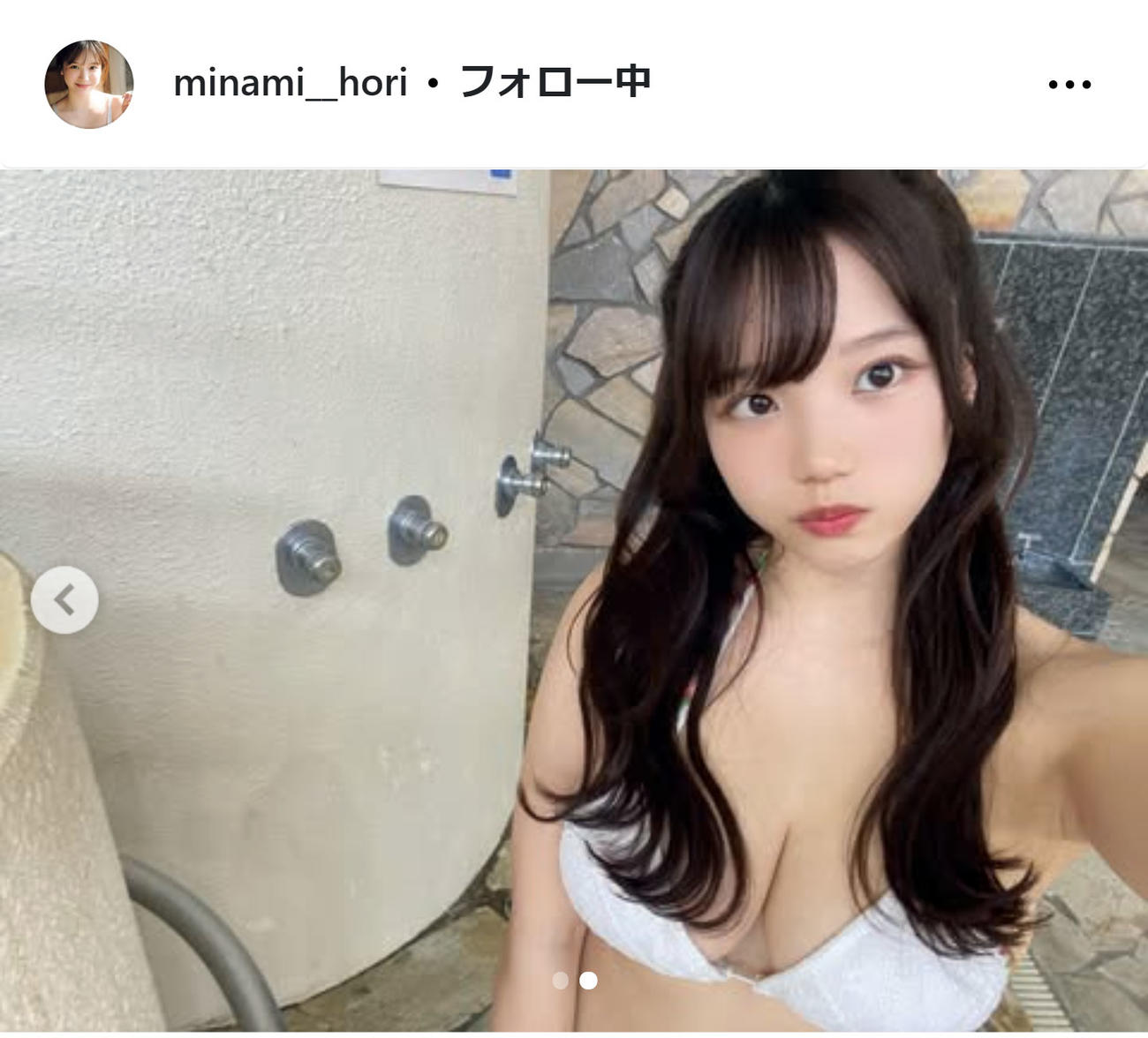 堀みなみのインスタグラムから