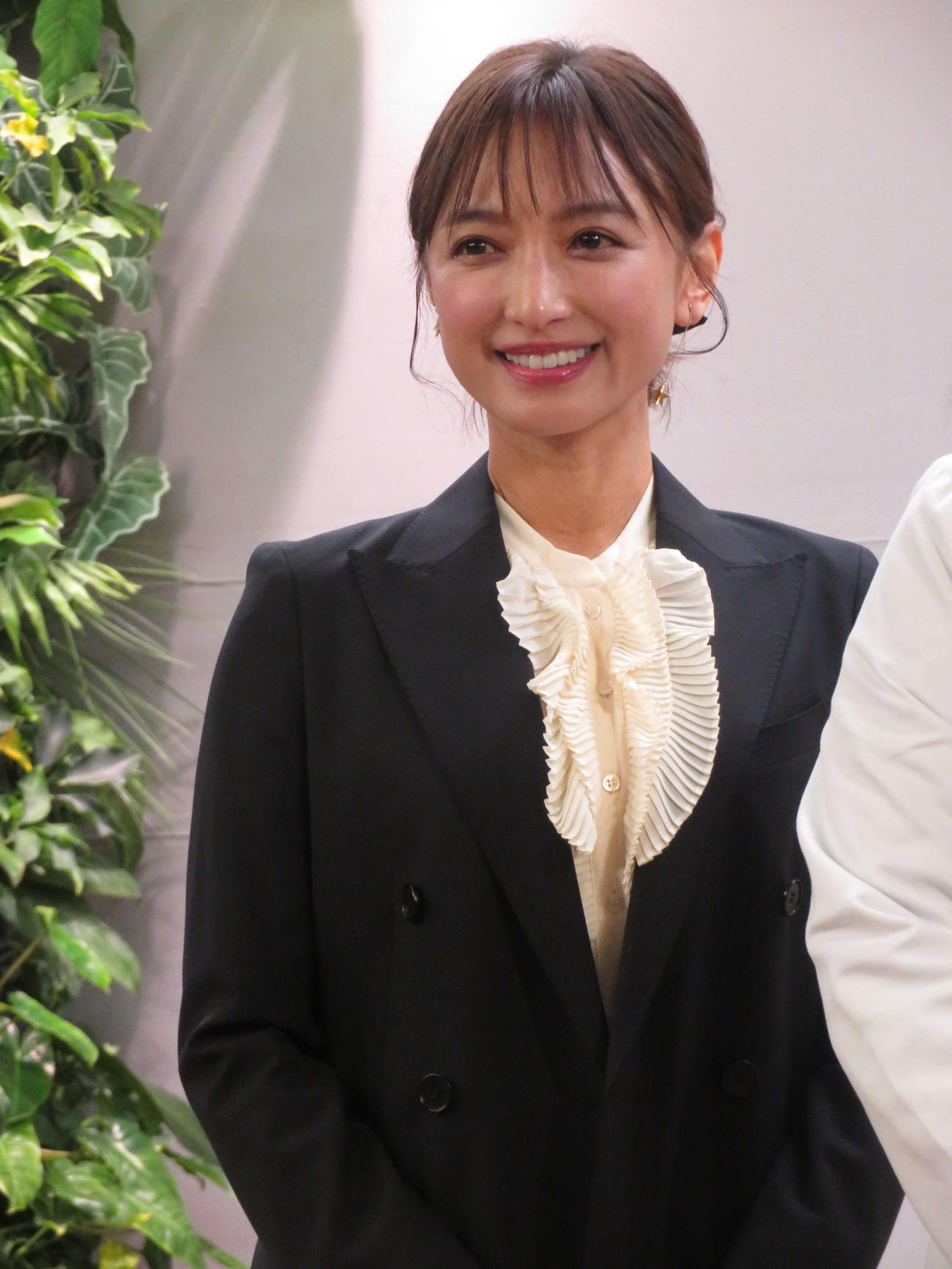 ファムメディコ「HUG YOU PROJECT」発足記念発表会に出席した望月理恵（撮影・村上幸将）