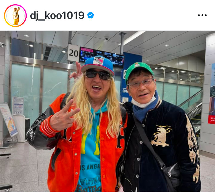 DJ KOOのインスタグラムから