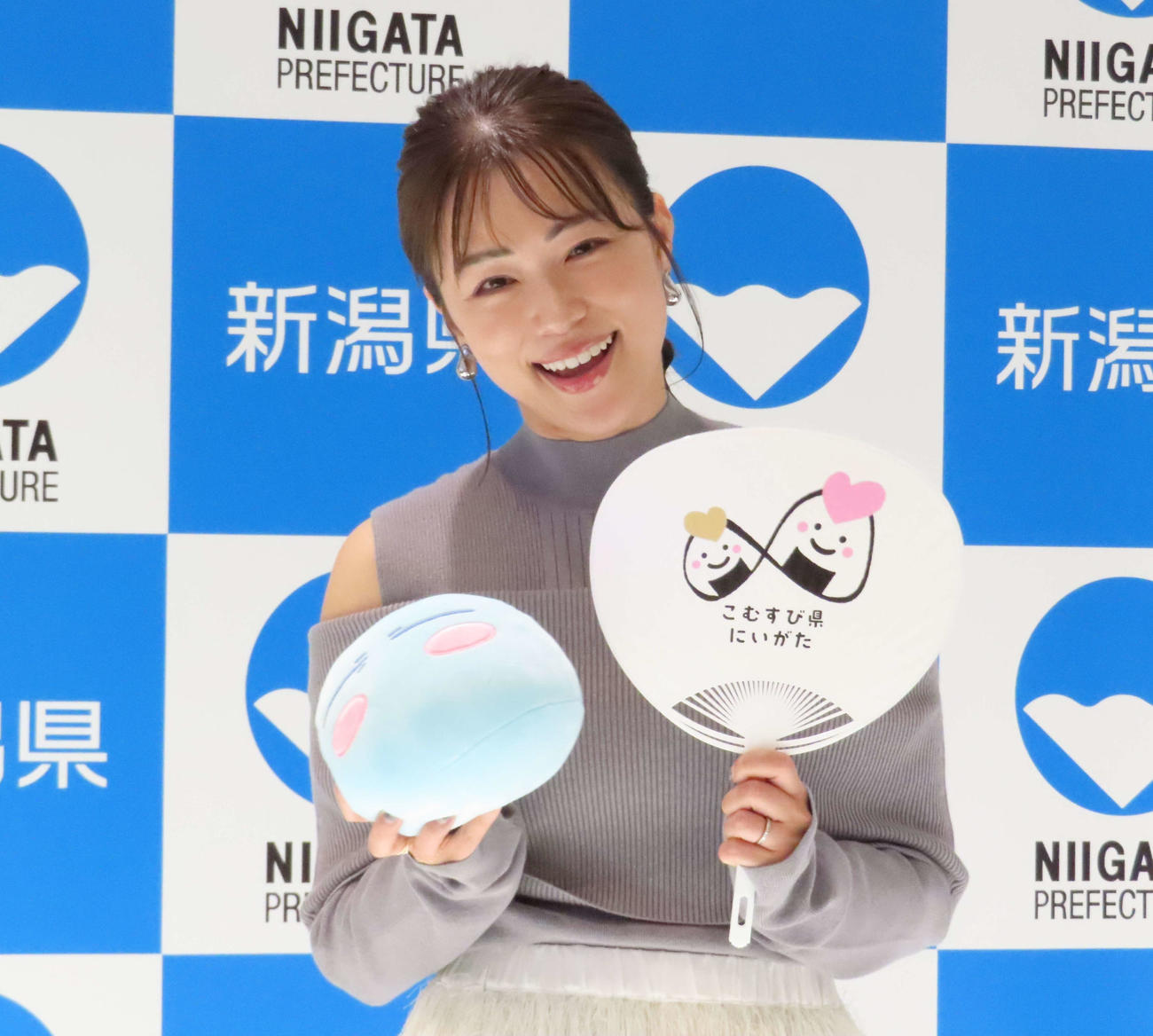 「子育てに優しい新潟県　こむすびフェア2025」開催記念イベントに出席した本田朋子