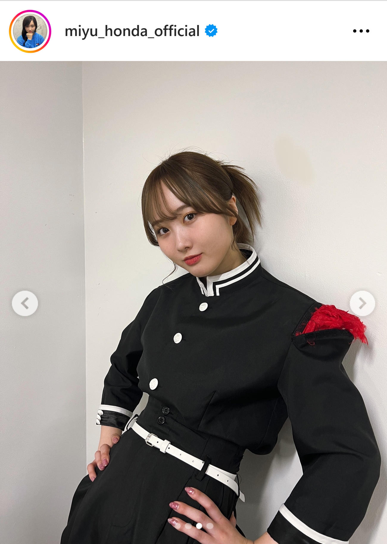 本田望結のインスタグラムから