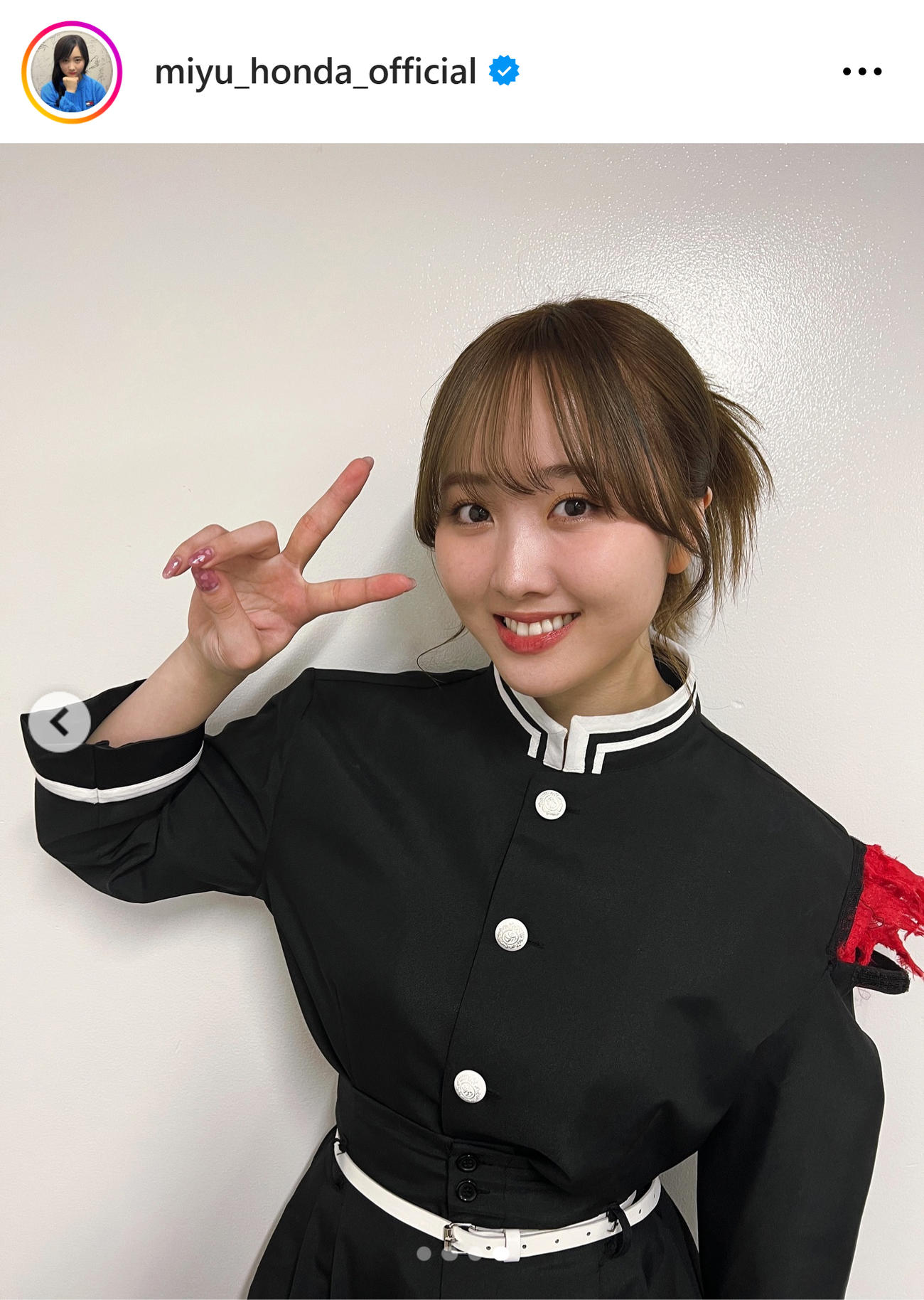 本田望結のインスタグラムから