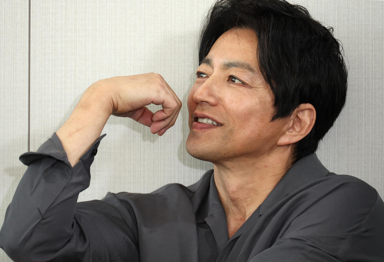 ブルーリボン賞助演男優賞受賞の喜びを語った大沢たかお（撮影・中島郁夫）