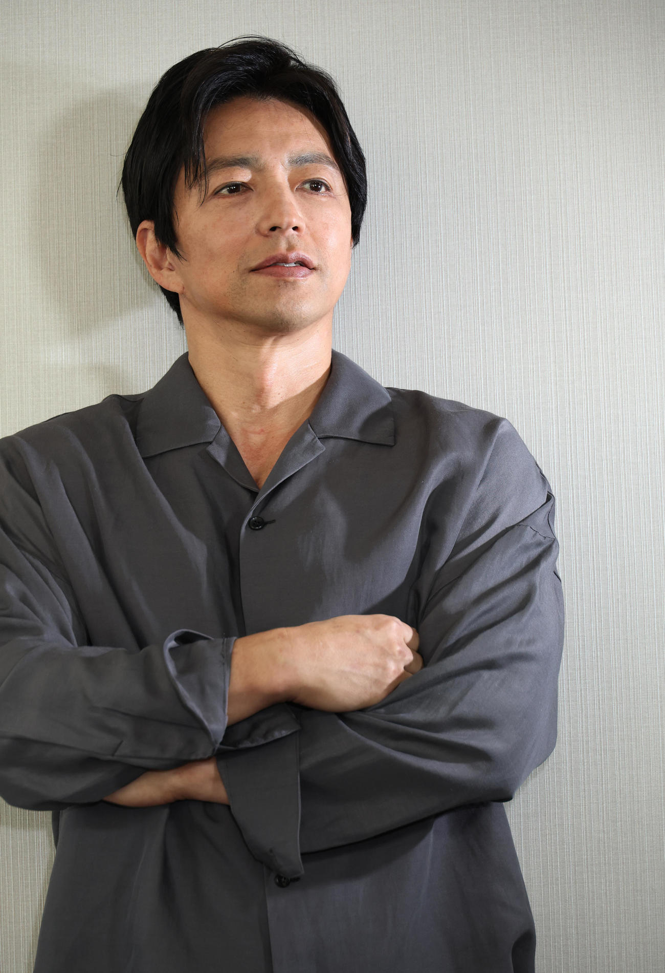 ブルーリボン賞助演男優賞受賞の喜びを語った大沢たかお（撮影・中島郁夫）