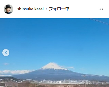 笠井信輔のインスタグラムから