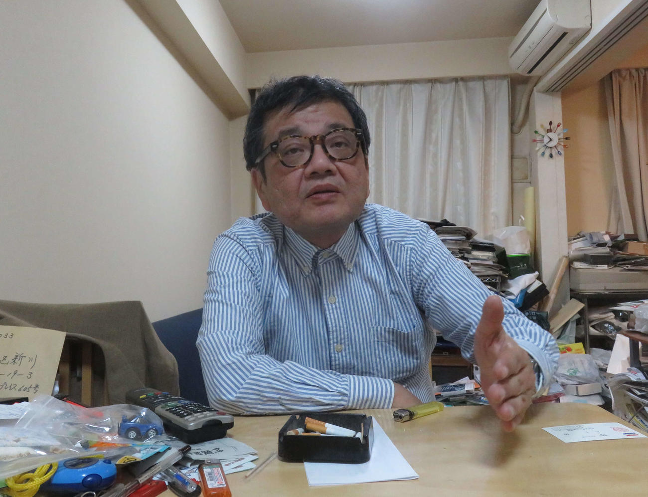 経済アナリストの森永卓郎氏（19年4月撮影）