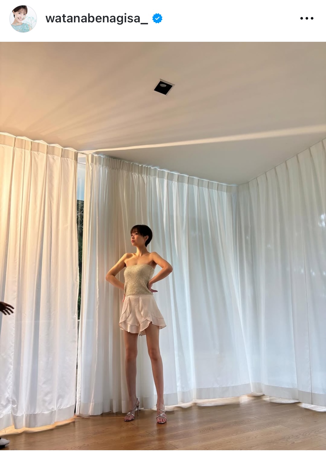 渡邊渚さんのインスタグラムから