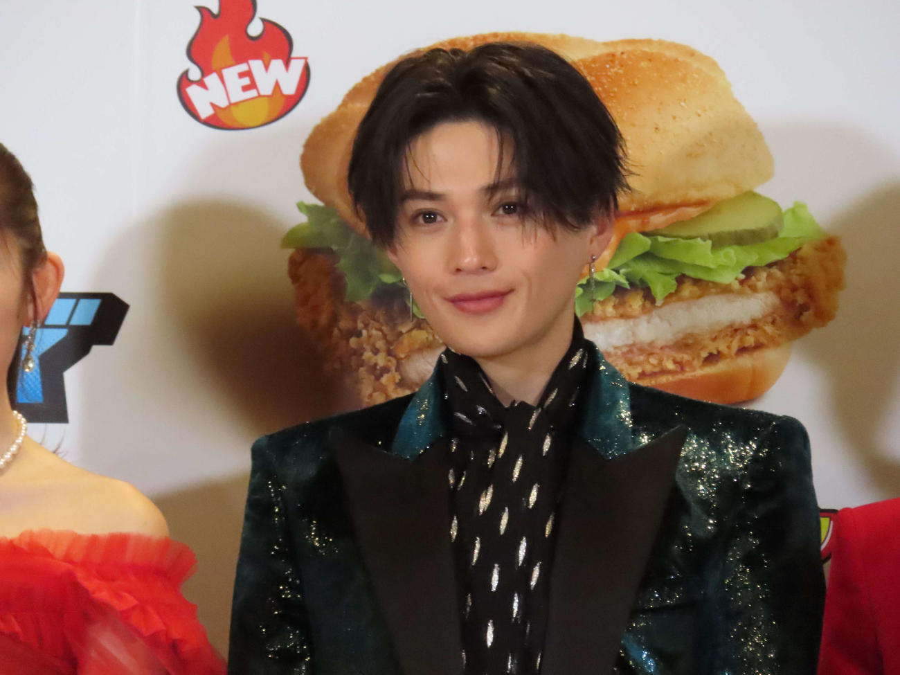 マクドナルド「行った気にさせるよ！N．Y．バーガーズ」新商品発表イベントに出席した八木勇征