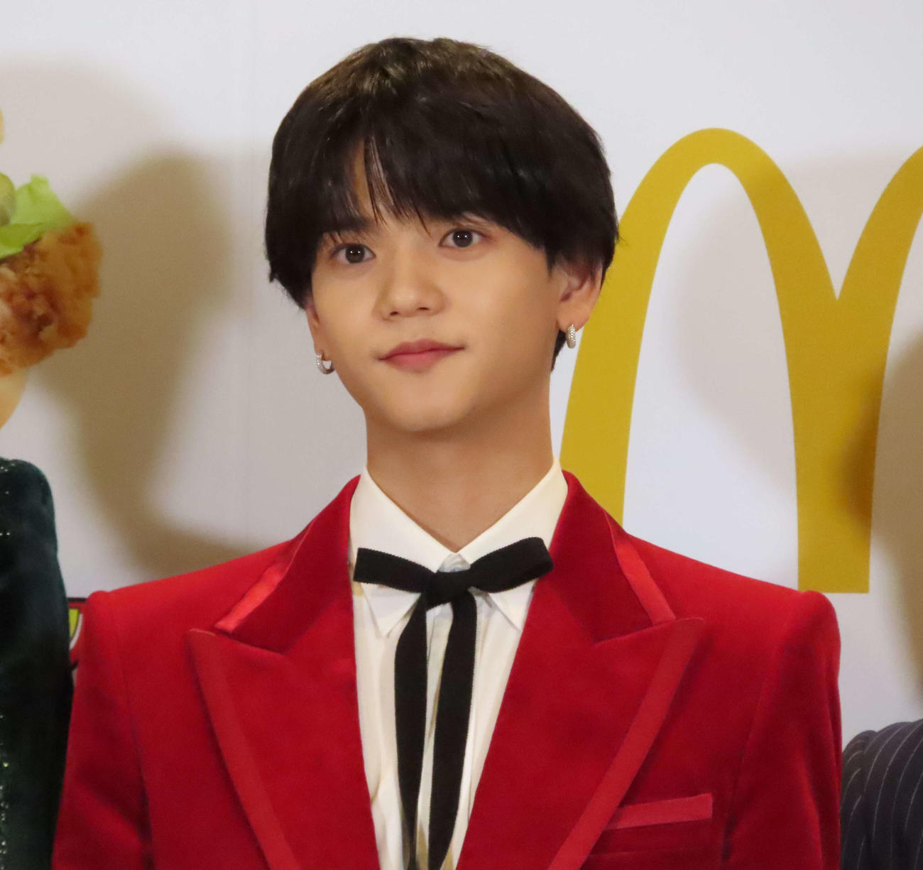 マクドナルド「行った気にさせるよ！N．Y．バーガーズ」新商品発表イベントに出席した中島颯太