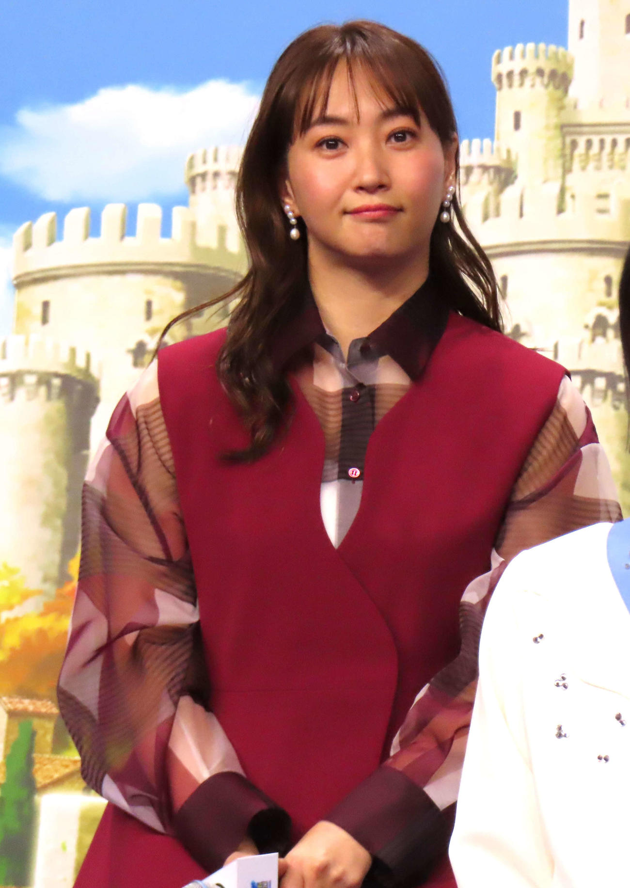 「映画ドラえもん　のび太の絵世界物語」完成報告会に登壇した藤本美貴