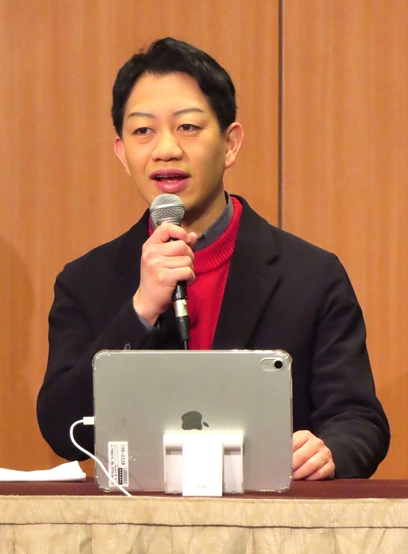 「三月花形歌舞伎」取材会に出席した中村壱太郎