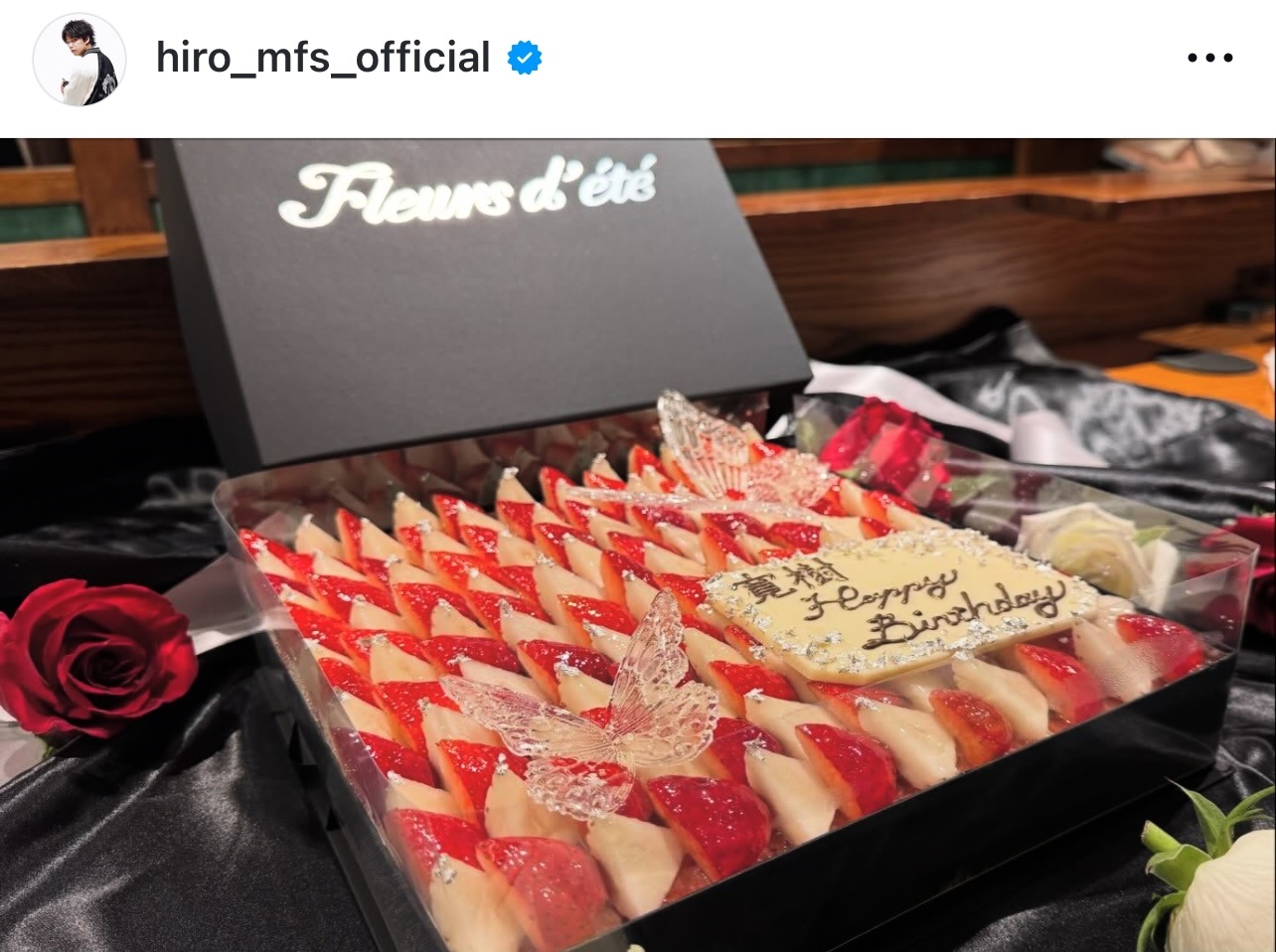 Hiroのインスタグラムから
