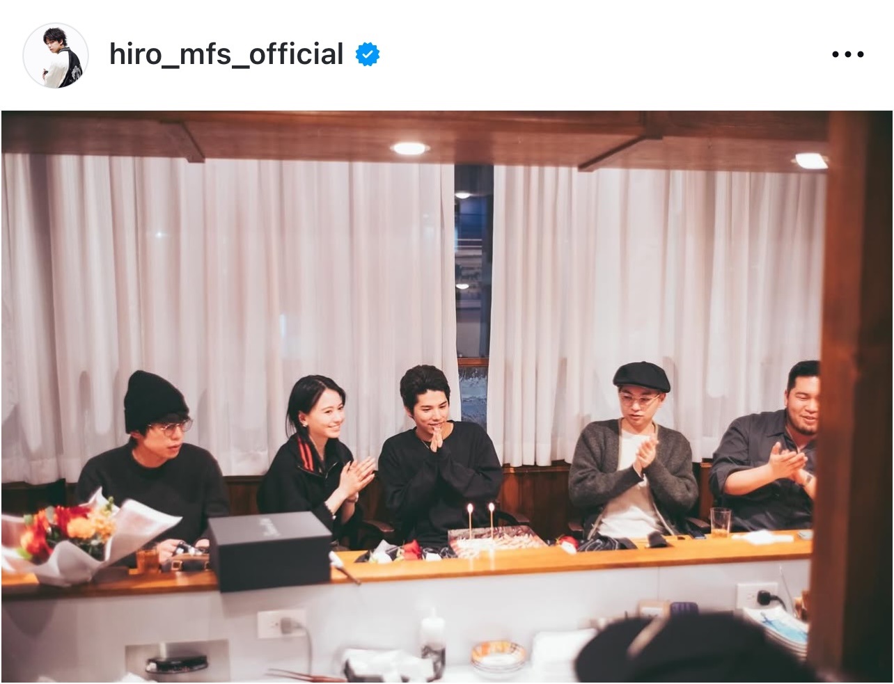 Hiroのインスタグラムから