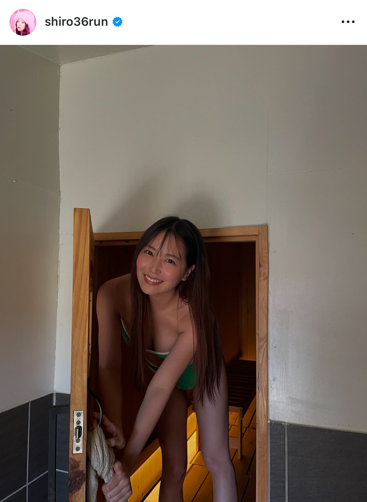白間美瑠のインスタグラムから