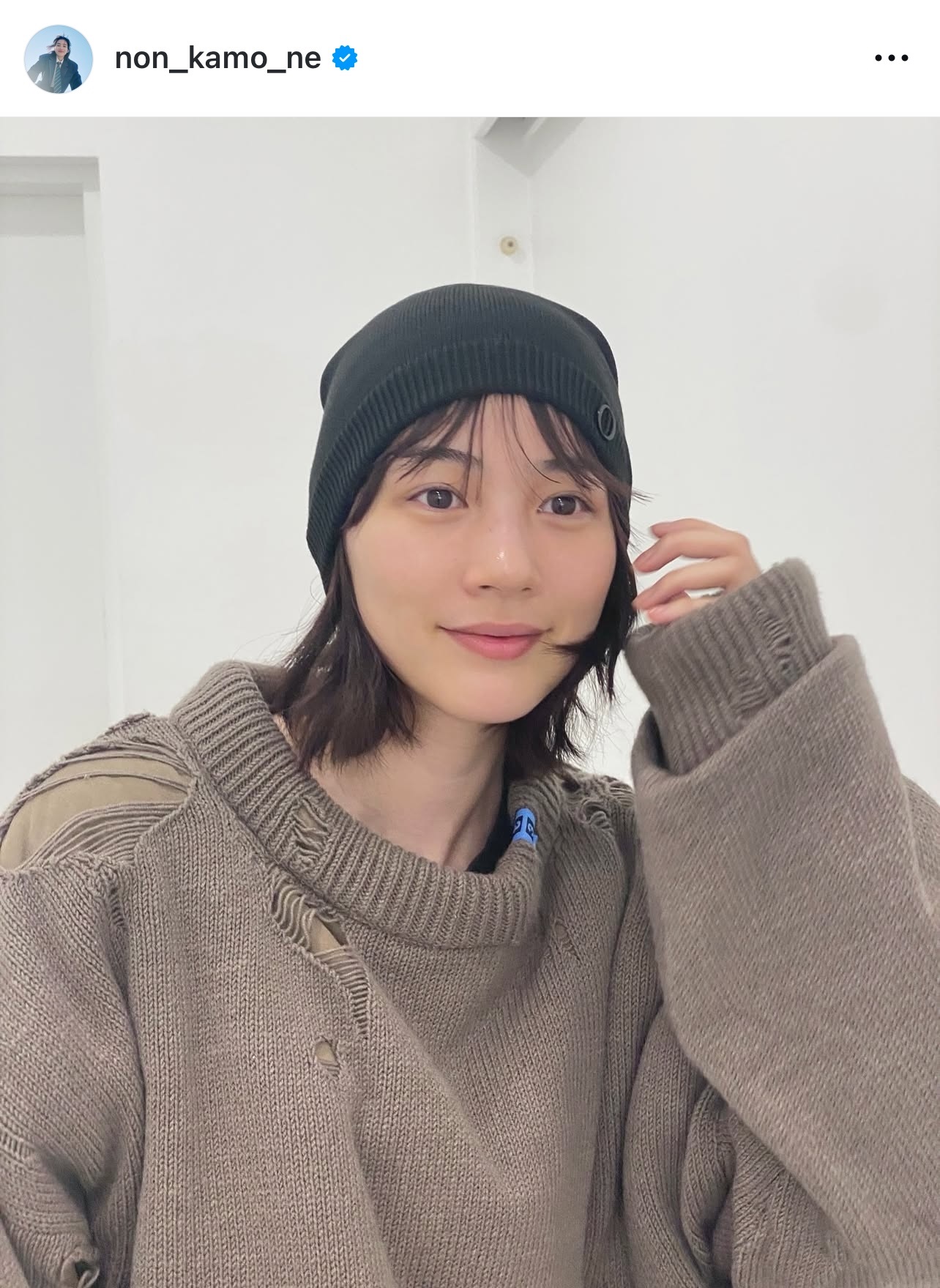 のんのインスタグラムから