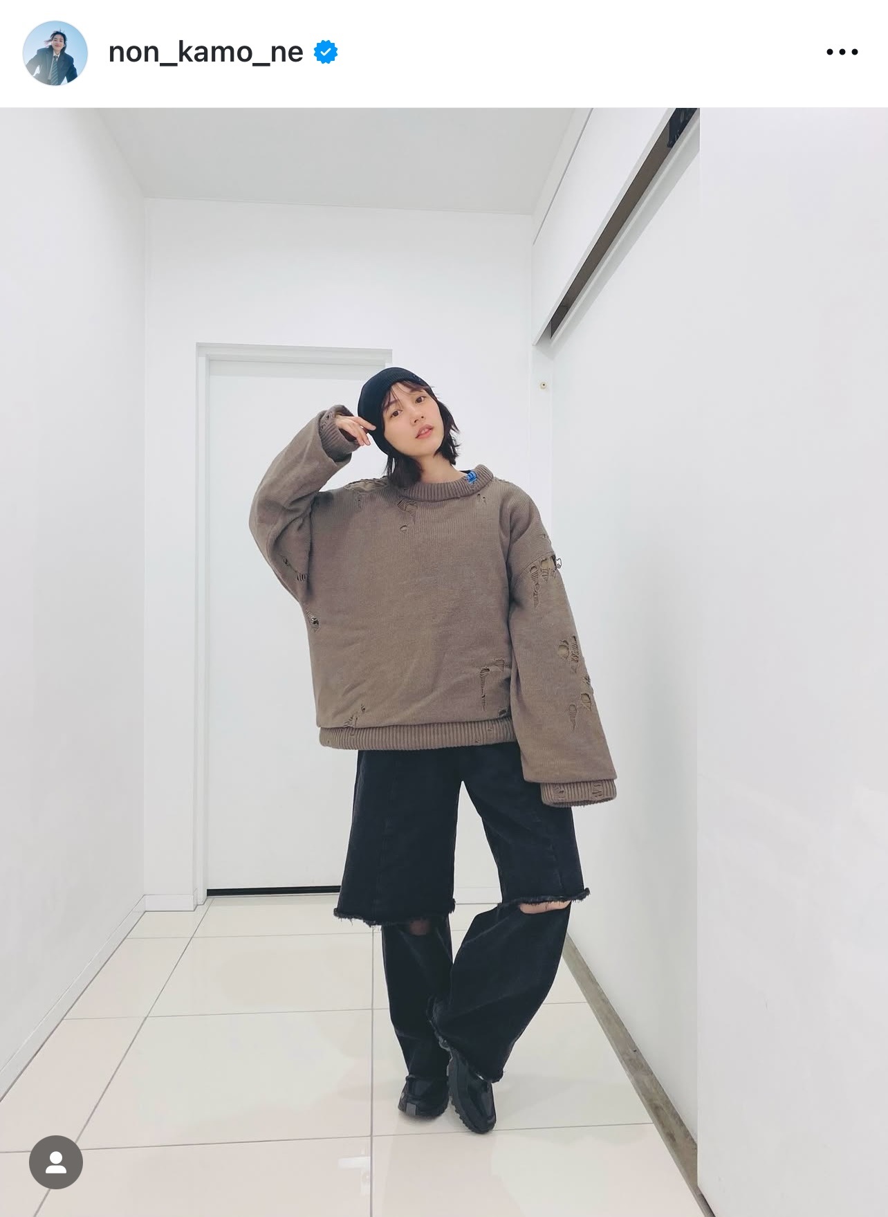 のんのインスタグラムから