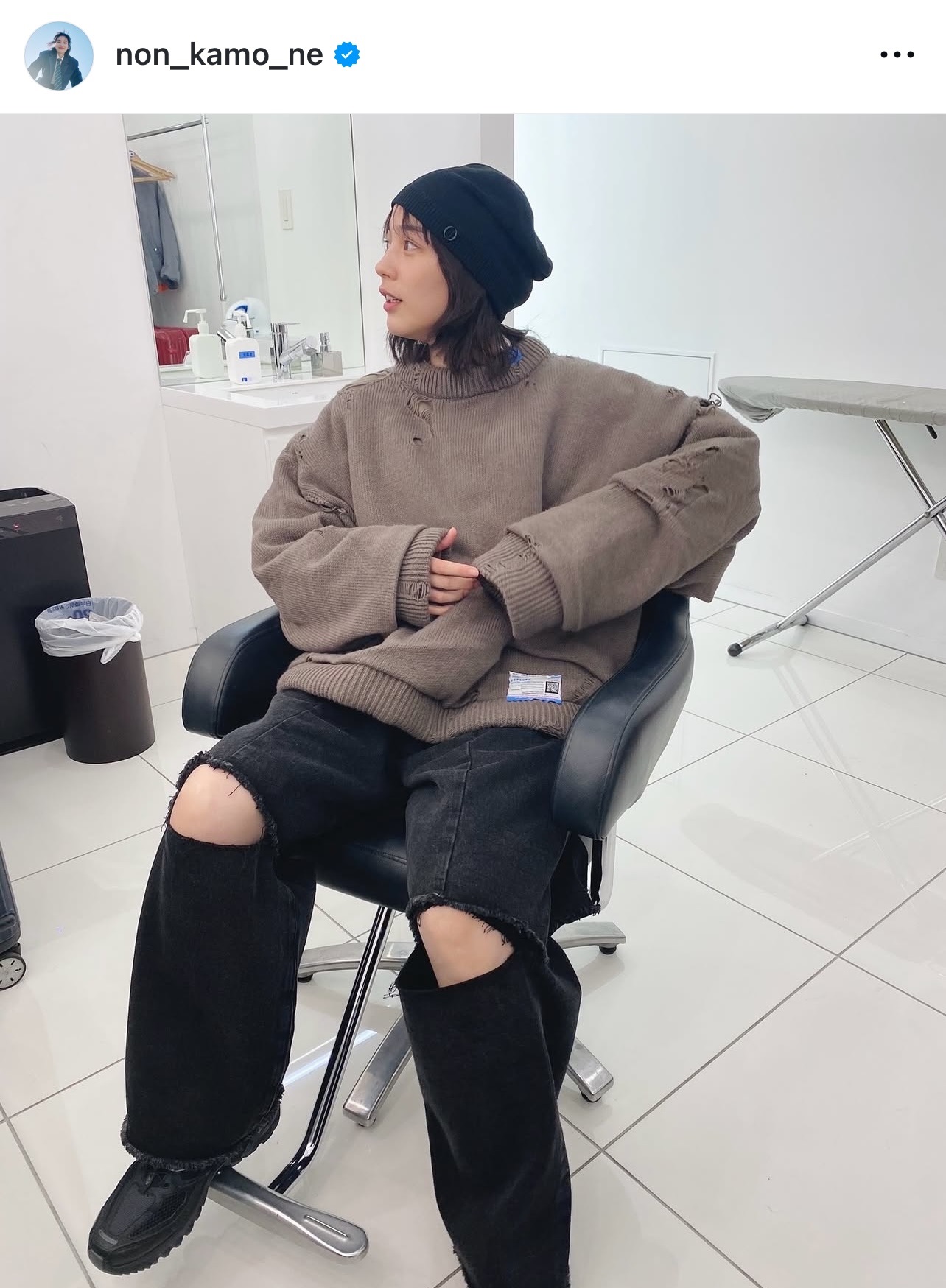 のんのインスタグラムから