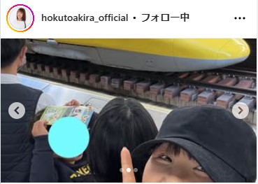北斗晶のインスタグラムから