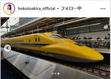 北斗晶のインスタグラムから