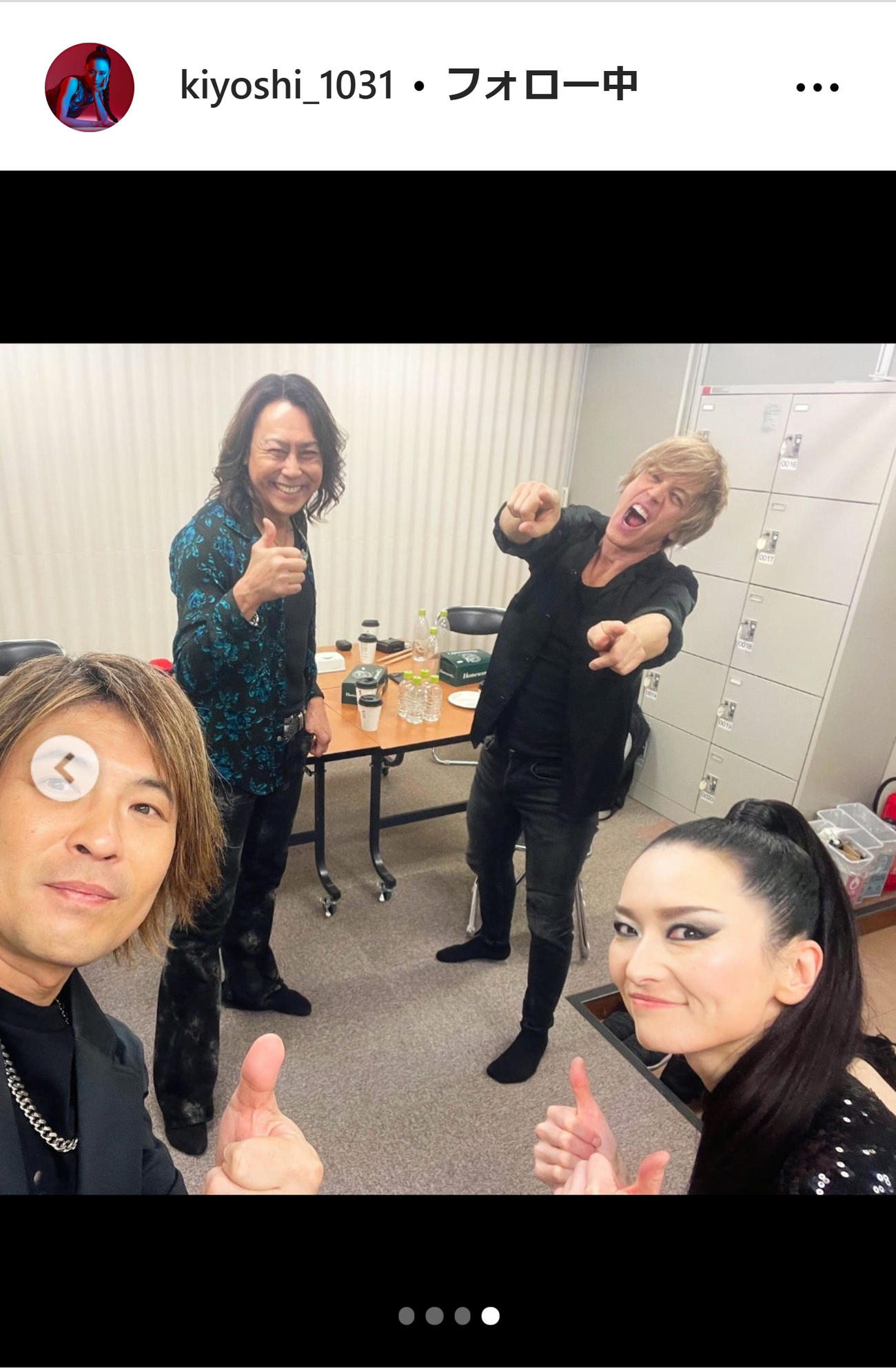 清のインスタグラムから