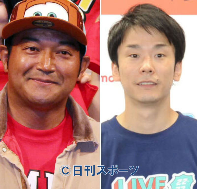 左から山口智充、濱家隆一