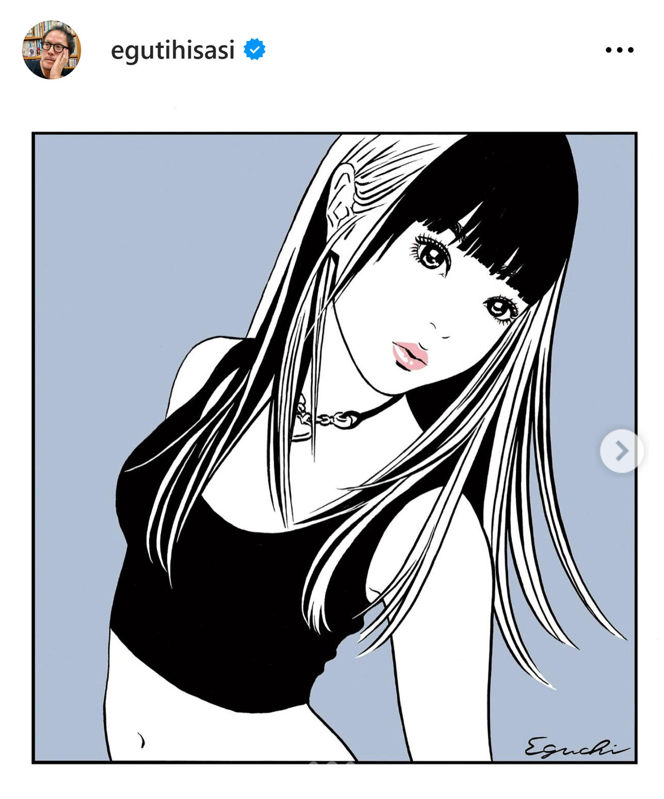 江口寿史氏のインスタグラムから
