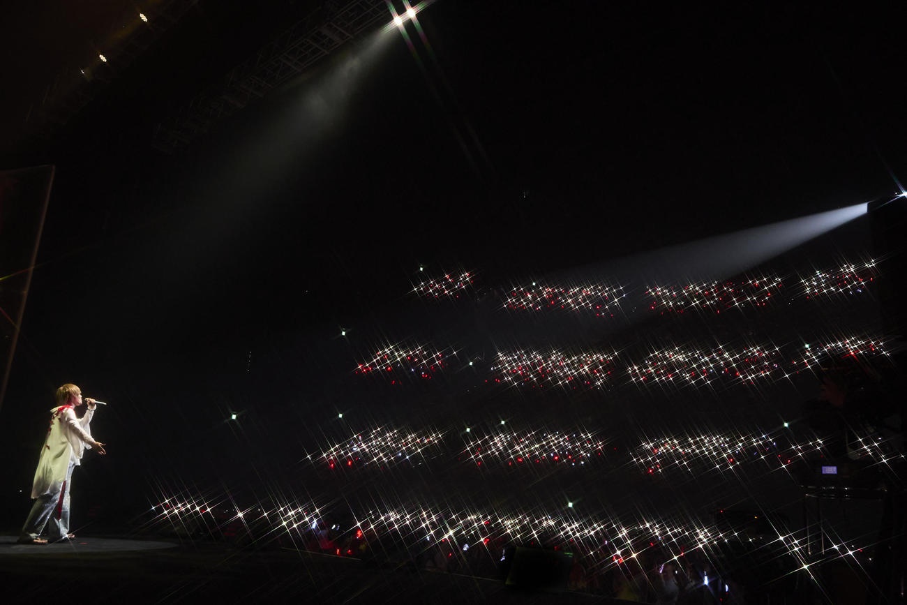東京ガーデンシアターで「Winter Tour 2024－2025『ラスト・フレグランス』」のファイナル公演を行った天月－あまつき－　撮影：アンザイミキ