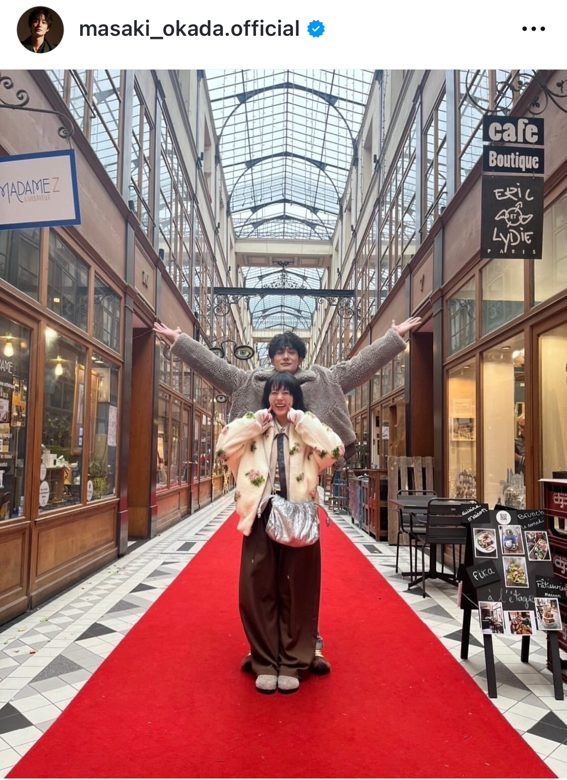 岡田将生のインスタグラムから