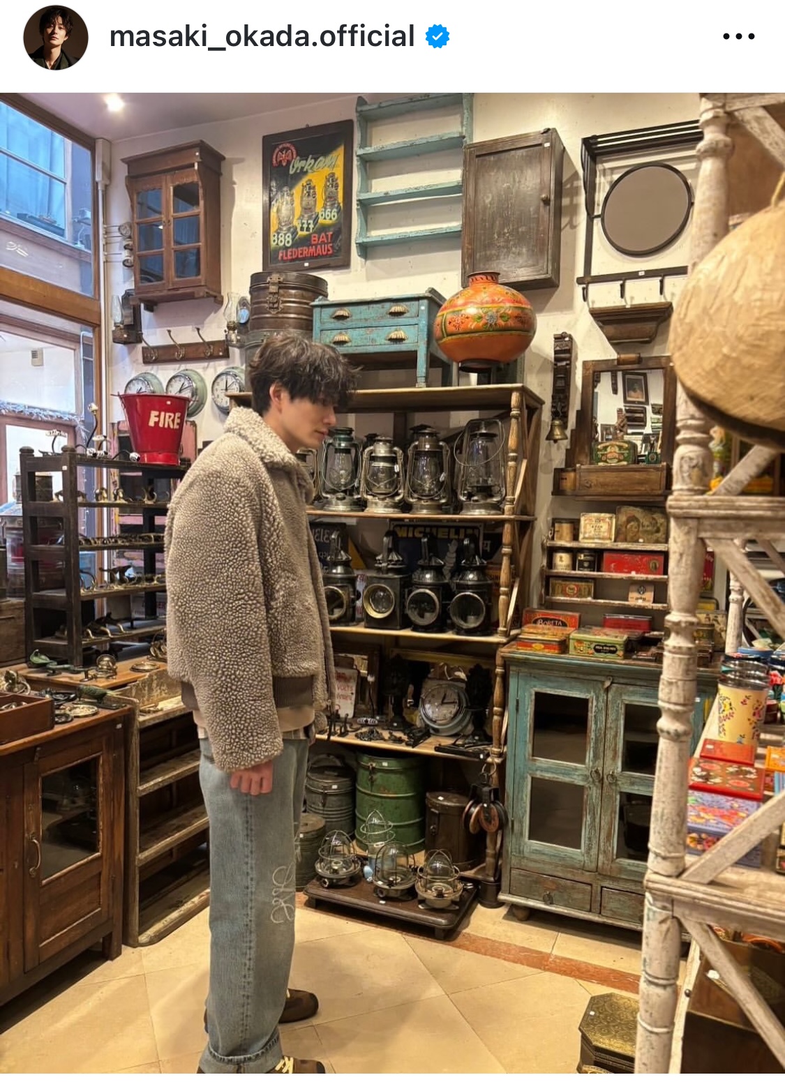 岡田将生のインスタグラムから