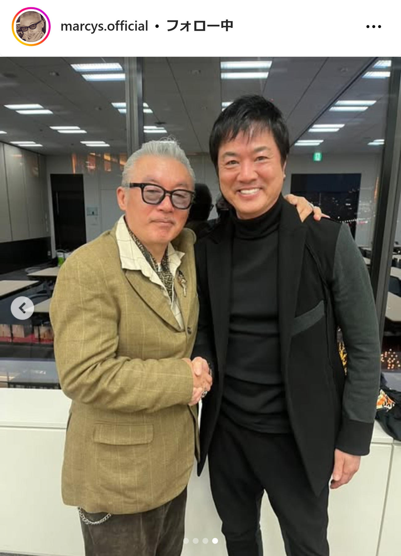 田代まさし氏のインスタグラムから