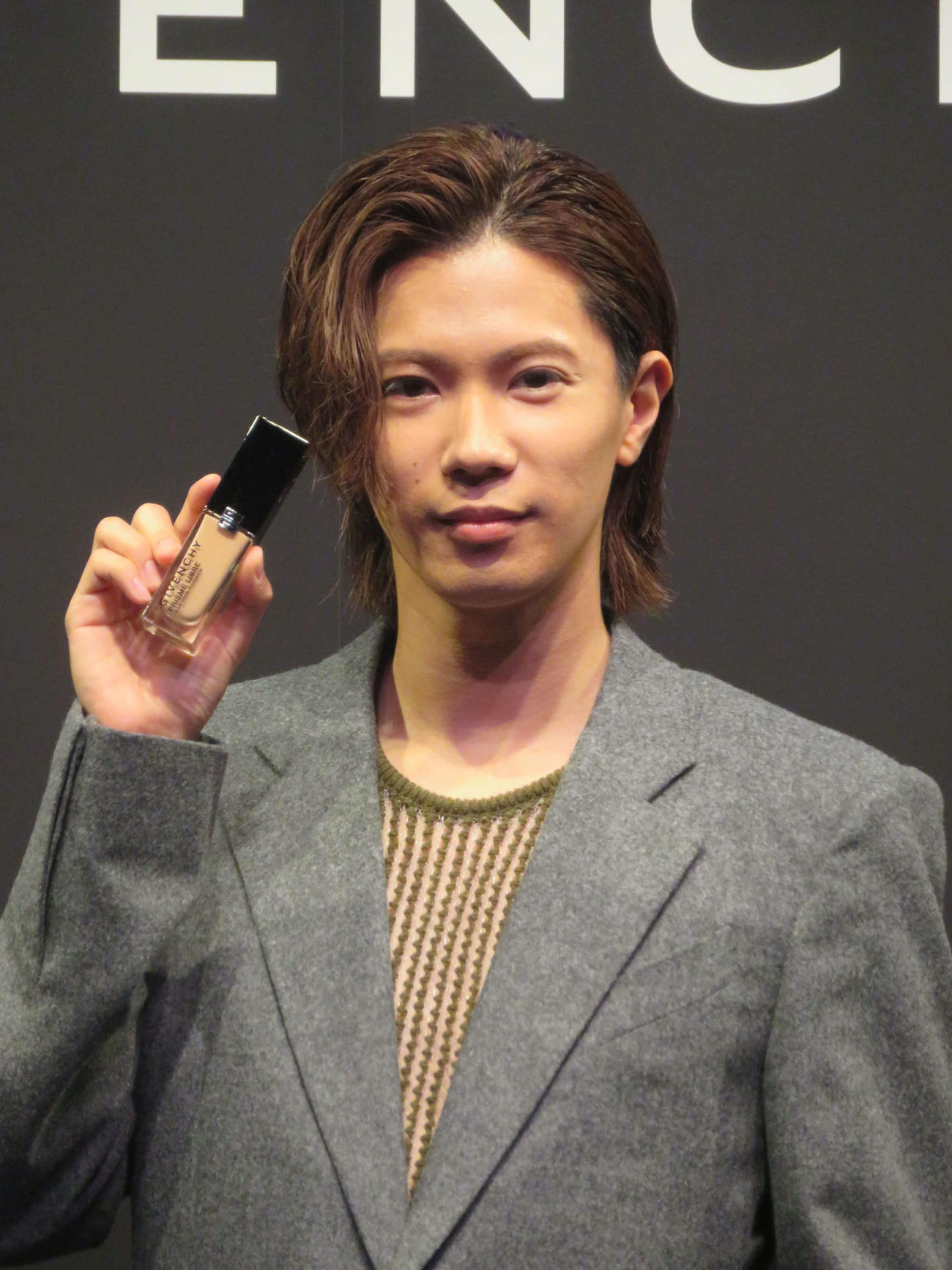 「ジバンシイ　ビューティー　アンバサダー就任発表会」に出席した神宮寺勇太