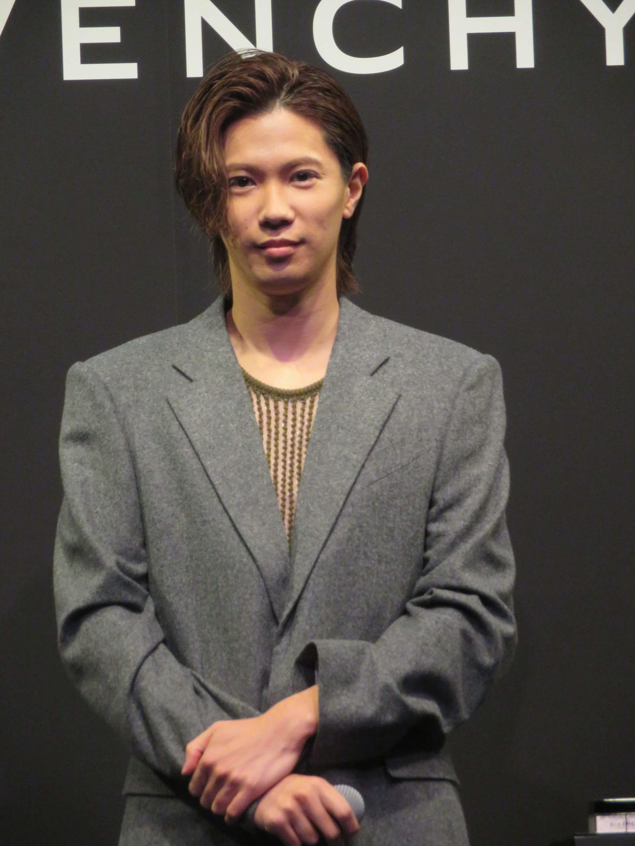 「ジバンシイ　ビューティー　アンバサダー就任発表会」に出席した神宮寺勇太