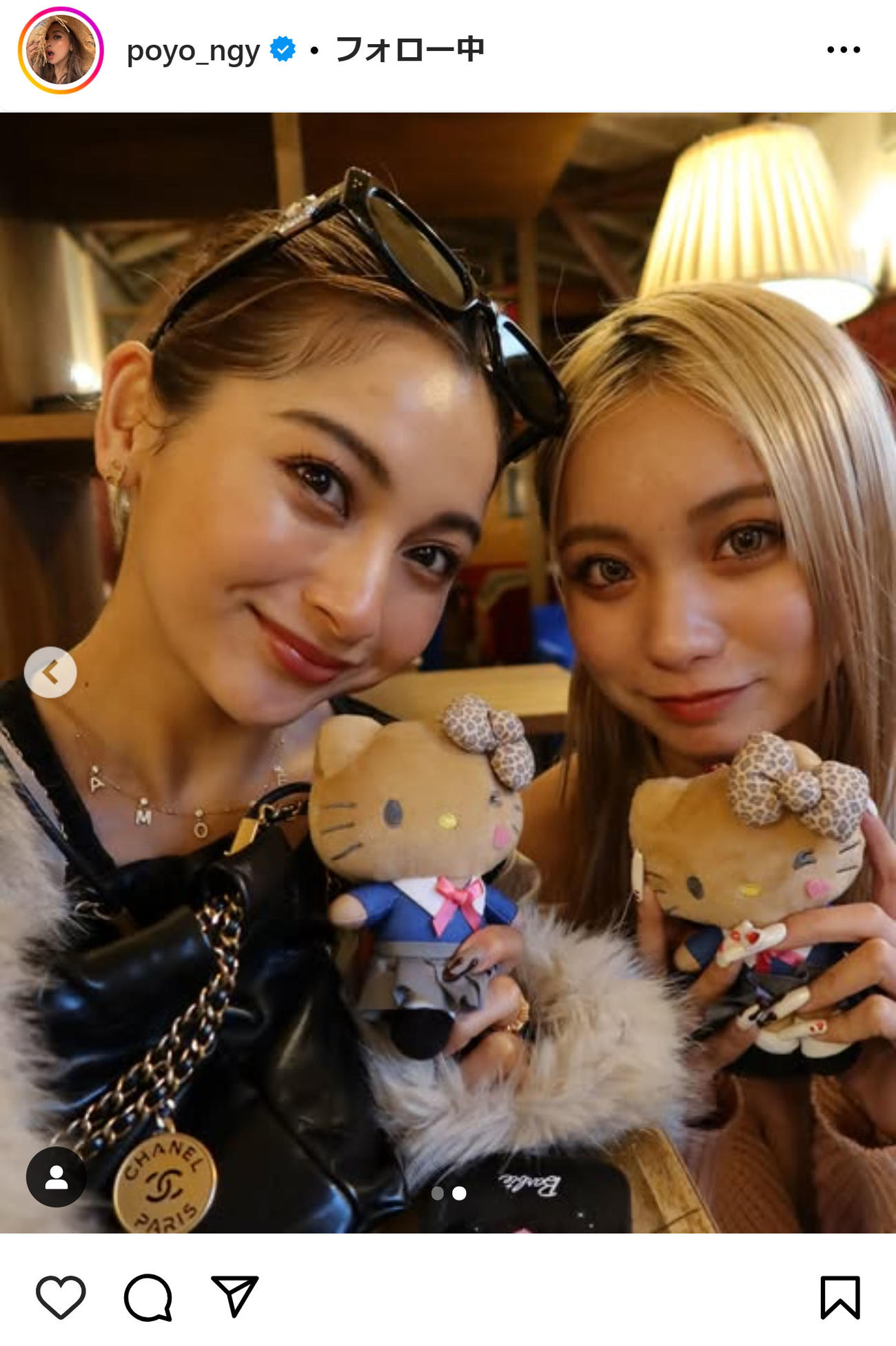 ゆきぽよのインスタグラムから