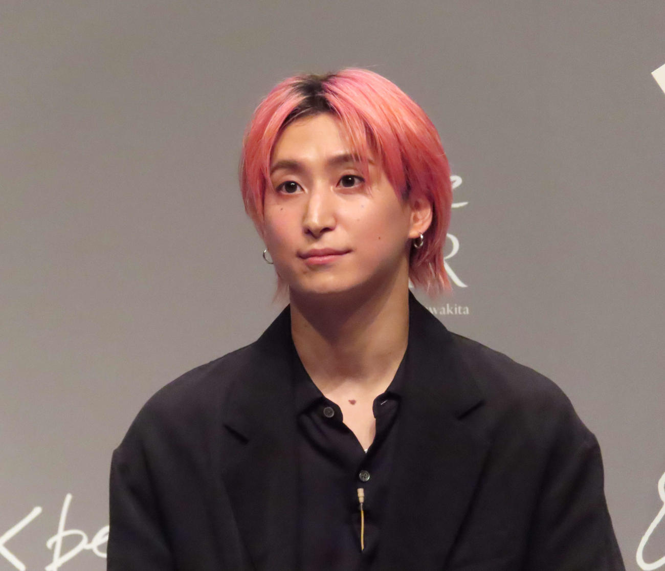 「＆　be HAIR」ブランドアンバサダー就任＆新CM発表会に出席した佐久間大介
