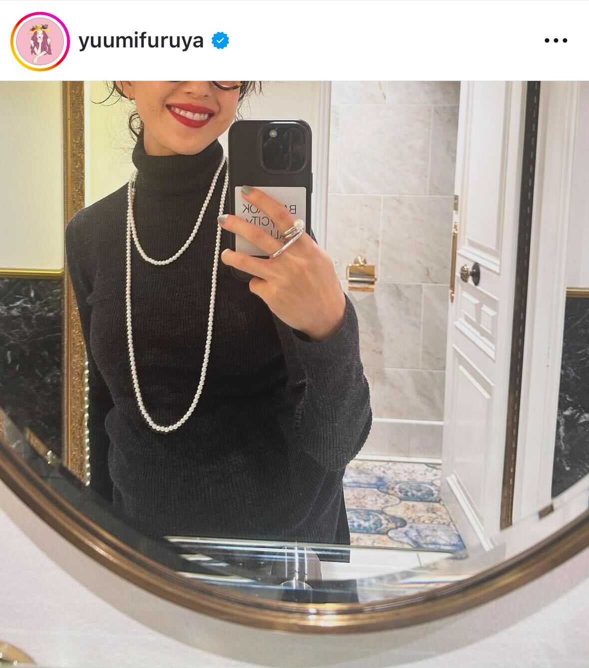 古谷有美アナのインスタグラムから