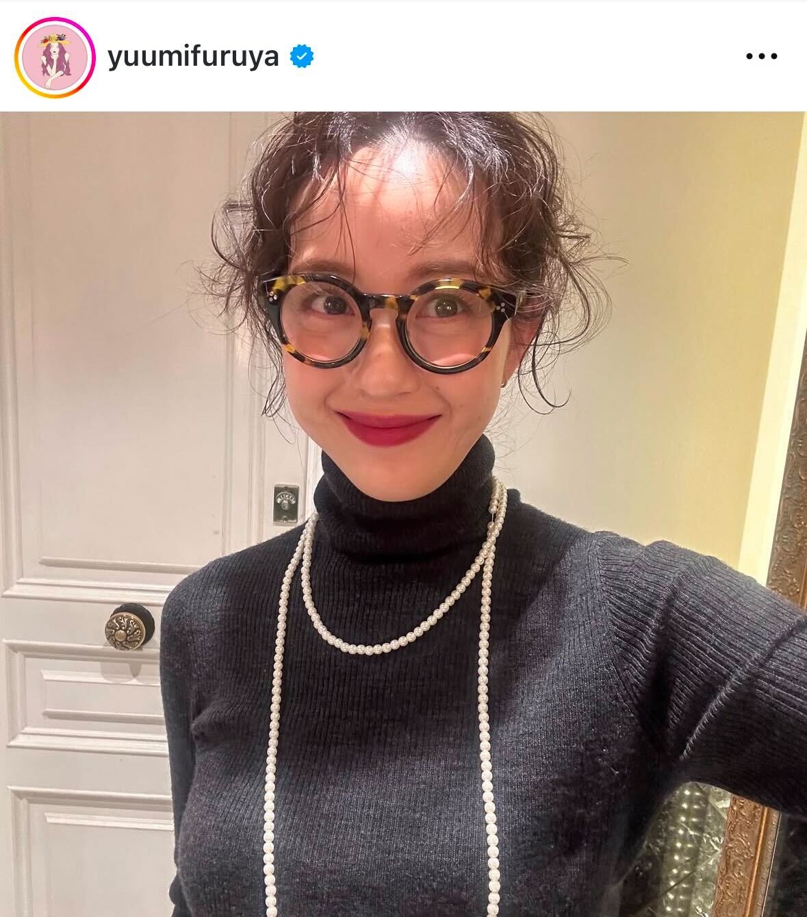 古谷有美アナのインスタグラムから