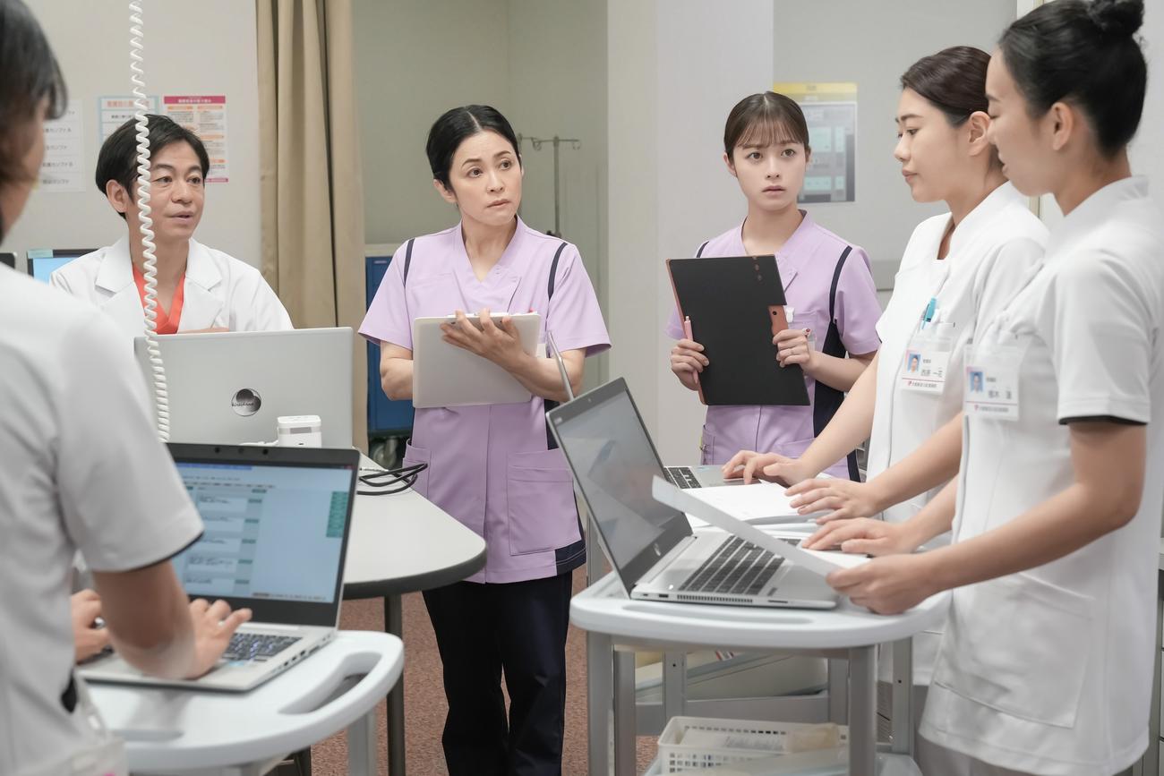 NHK連続テレビ小説「おむすび」の1場面（C）NHK